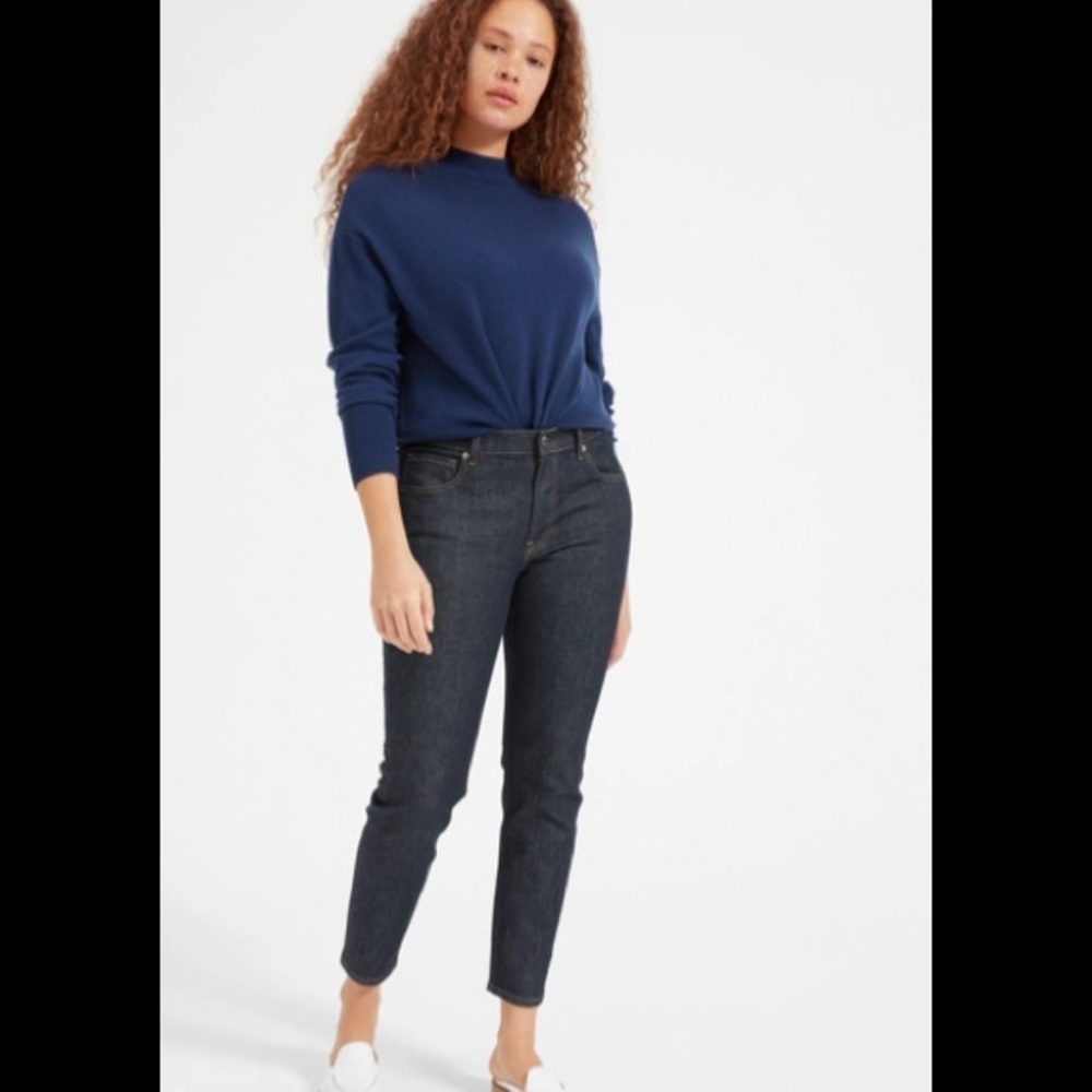 Everlane Skinny Jeans in Dark Indigo